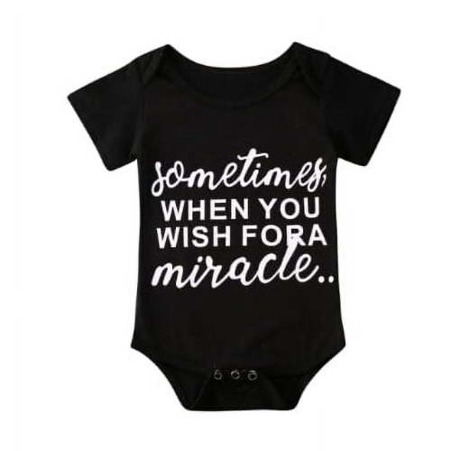 Funny Twins Baby Bodysuits Matching Outfit Boys Girls Rompers When You Wish You Get Two Print Cotton Short Sleeve Rompers Baby Boys Girl one-piece Twins Clothes