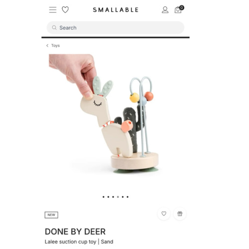 Lalee suction cup toy | Sand