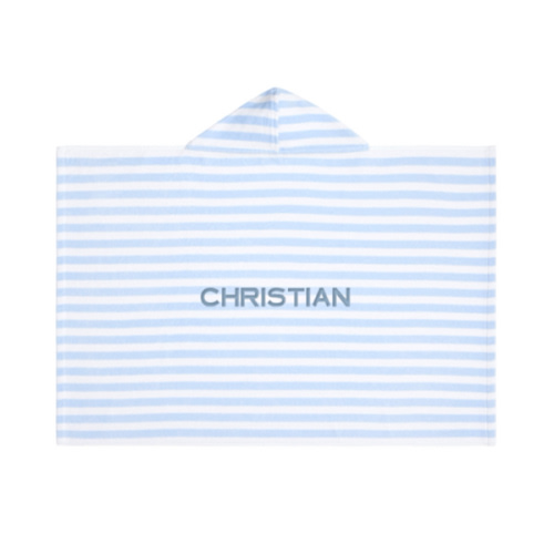 Mini Stripe Baby Beach Hooded Towel UPF 50+