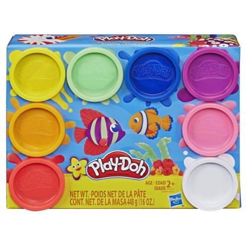Play-Doh Rainbow Colors 8 Pack of 2-Ounce Cans, Back to School Supplies