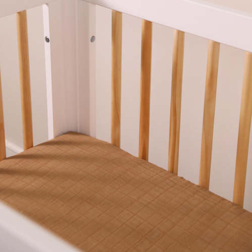 Babyletto Mini Crib Sheet in GOTS Certified Organic Muslin Cotton – DaVinci Baby