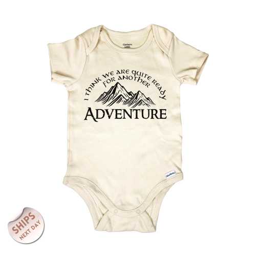 I think We Are Quite Ready for Another Adventure Baby Announcement Onesie®, adventure announcement, Baby Shower Gift, 2001119