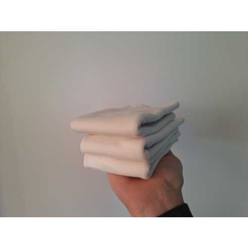 Unbleached Cotton Diaper Inserts: Three Sizes for All Baby Weights. Eco-Friendly Reusable Cloth Nappy. Skin-Friendly, Natural.