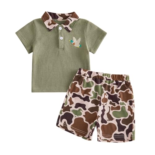 MERSARIPHY Toddler Baby Boy Girl Summer Clothes Embroidery Stripe T-shirt Tops Shorts Sets 6 12 18 Months 2T 3T Casual Outfit