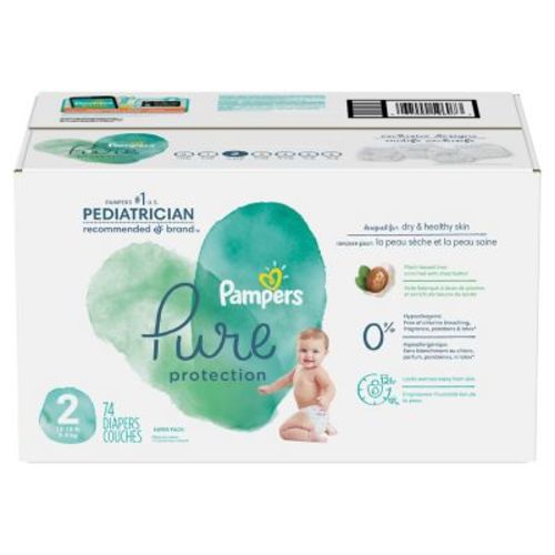Pampers® Pure Protection Size 2 74-Count Disposable Diapers