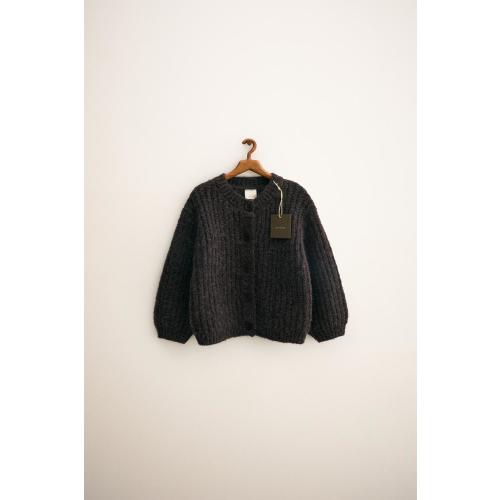 ZARA TIMELESS - CHUNKY KNIT CARDIGAN - Dark brown | ZARA United States