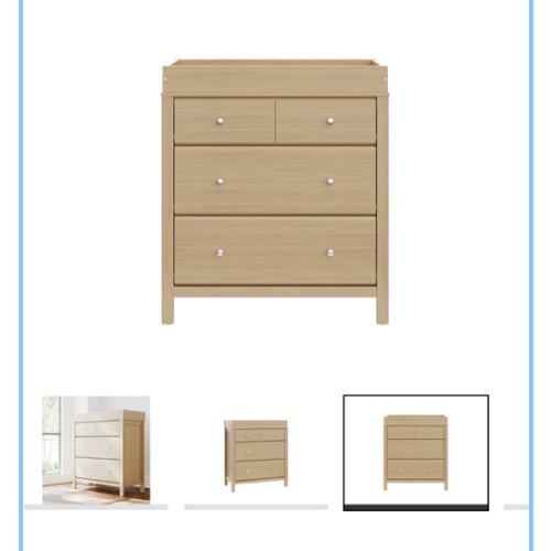 Storkcraft Horizon 3 Drawer Chest with Changing Topper