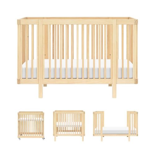 Babyletto Pogo 8-in-1 Convertible Crib with All-Stages Conversion Kits - Blonde