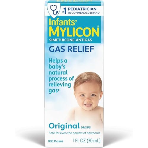 Mylicon Gas Relief Drops for Infants and Babies, Original Formula, 1 Fluid Ounce