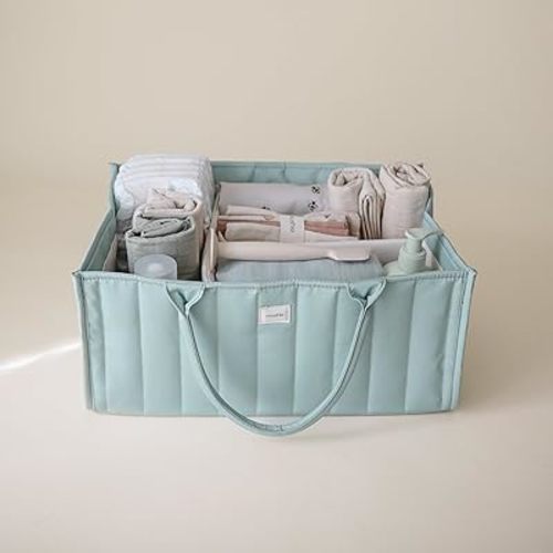 mushie Baby Diaper Caddy