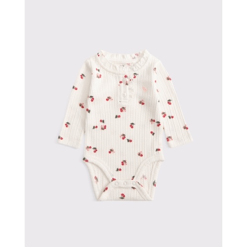baby long-sleeve henley icon bodysuit