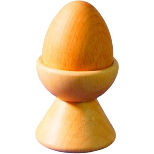 Wooden Egg and Cup Set, Montessori Educational Toy for Baby