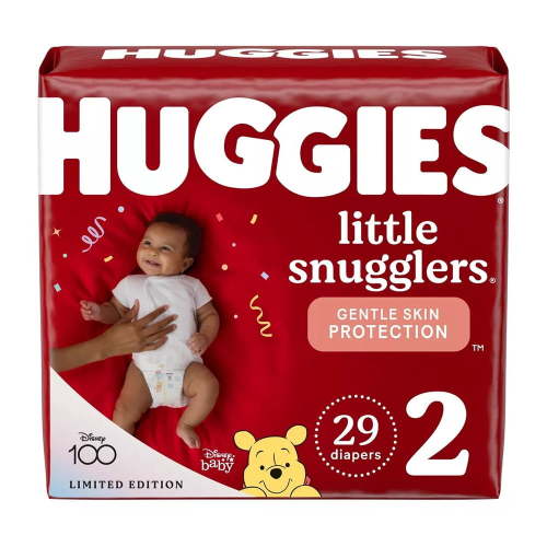 Huggies Little Snugglers Baby Diapers, Jumbo Size 2, 29 Ea..