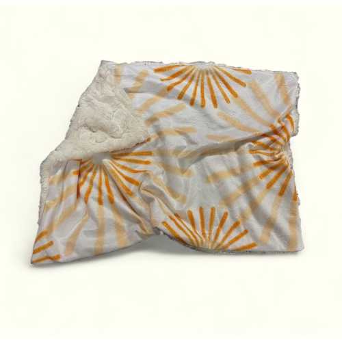 Cozy Handmade Baby Blanket or Lovey – Soft, Snuggly, and Gentle for Newborns - Sunshine Burst