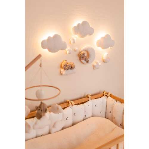 Cloud Wall Night Lights with Remote: Handmade Nursery Decor