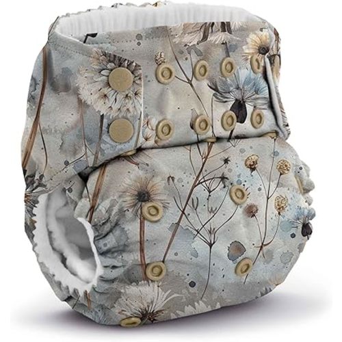 Kanga Care Rumparooz G3 Stay Dry Cloth Diaper Reusable One Size Pocket Diaper Patented Inner Double Gusset 2 pcs Microfiber Insert Soaker (6-55+ lbs) - Wishwood