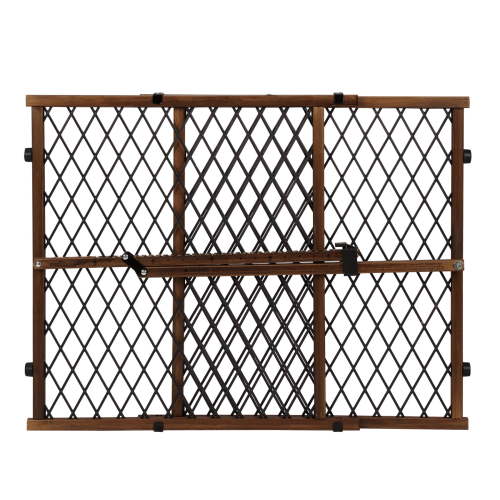 Evenflo Easy Position & Lock Wide & Tall Wood Baby Gate for Doorways & Children