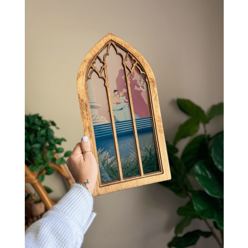 Dance until Midnight - Cathedral Window Sign