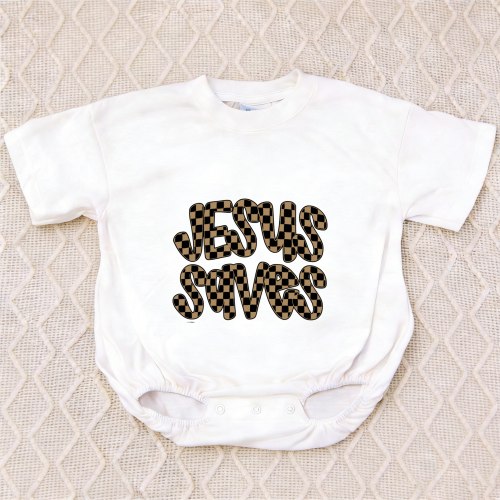 Baby Jesus Saves Romper