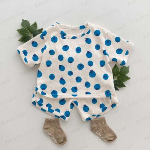 Baby Blueberry Waffle 2-piece Set (size 6-12M)