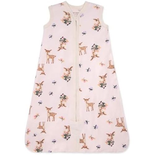 Burt's Bees Baby Infant Wearable Blanket, Organic Cotton Unisex Beekeeper - Light Weight 0.5 TOG or Medium Weight 1.5 TOG