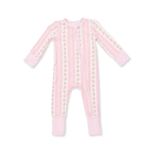 2-Way Zip Romper, Antoinette Stripe