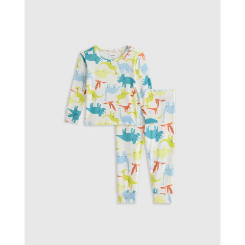 Bamboo Long Sleeve and Pant Pajama Set - Baby in Sunshine