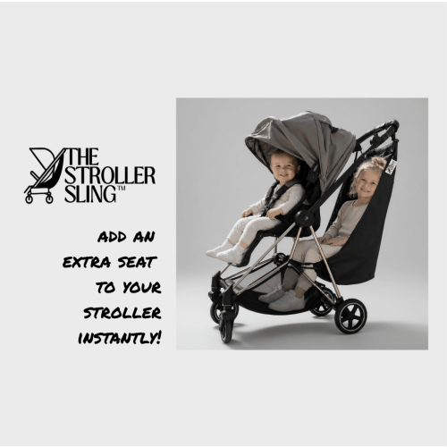 The Stroller Sling - Extra Toddler Seat - Stroller Hammock Solution