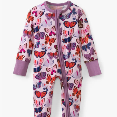 Little Sleepies Pajamas for Baby Boys & Girls, Viscose from Bamboo Baby Pajamas, Preemie & Newborn Sleepers, 2-Way Zipper PJs