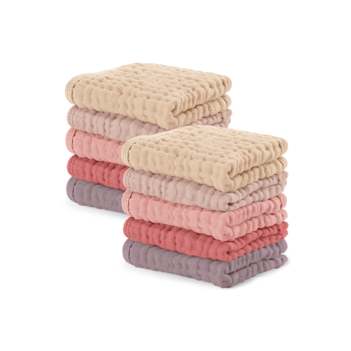 Muslin Washcloths - Pack of 10