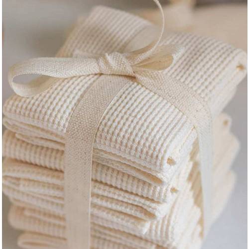 Organic Cotton Baby Wash Cloths - 8" x 8" - 10 pack