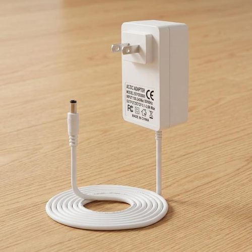 6ft Power Cord fit for 4moms mamaRoo 4, 12V 3A Charger fit for RockaRoo Baby Swing, AC Adapter Charging Plug Replacement fit for mamaroo 2015 Infant Seat Bouncer