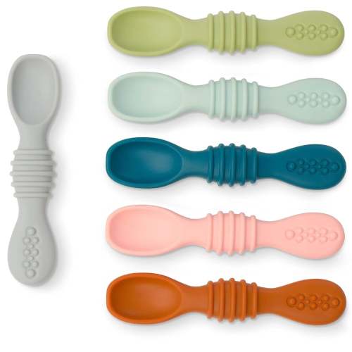 Sillicone Teething Spoons for Babies - Set of 6