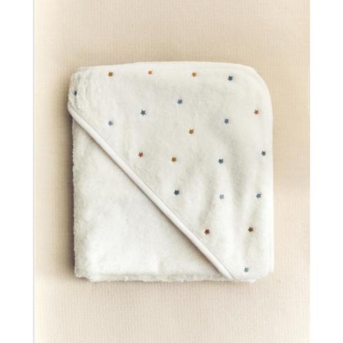 Zara Hooded Baby Towel - Stars