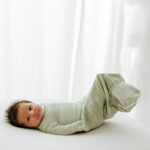 Bamboo Blend Mint Swaddle Sleep Sack – Swaddelini