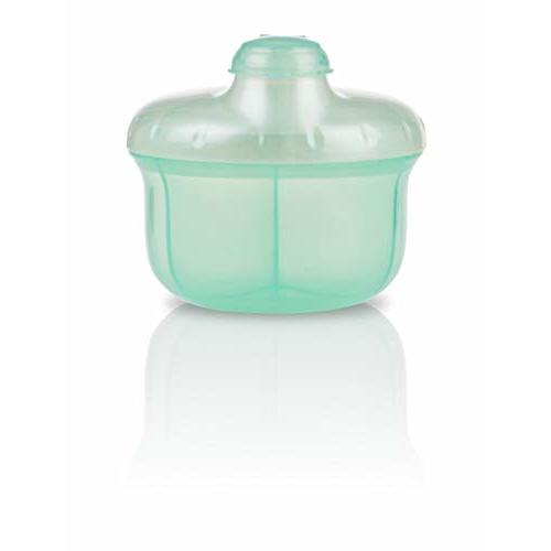 Nuby Powder Formula Dispenser, 3 Compartments, Green