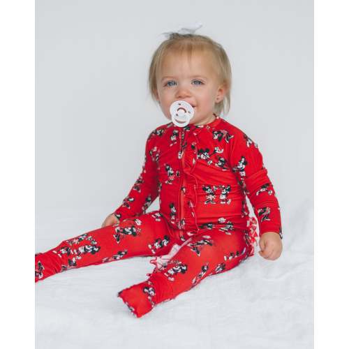 Fairytale Kind of Love Ruffle Footie Snoozer