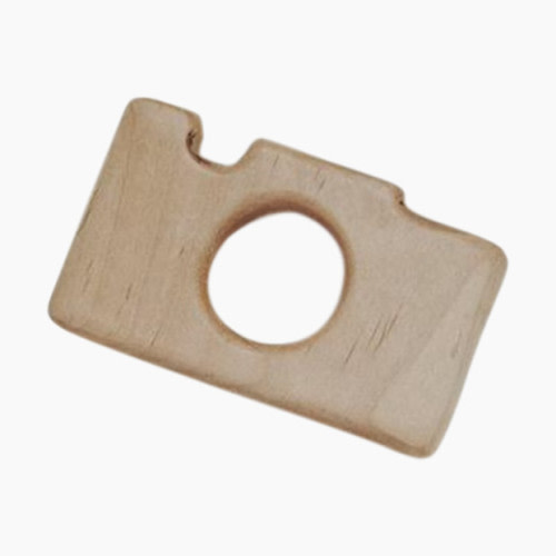 Clover & Birch Wooden Teether - Camera