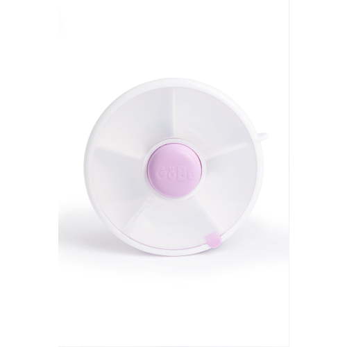 GoBe Kids Snack Container Snack Spinner (Small) - Reusable Bento Style Divided Snack Containers for Lunch, Travel, On The Go