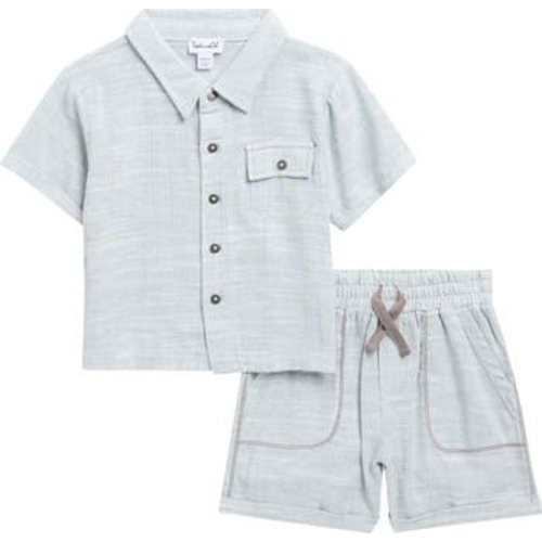 Boardwalk Short Sleeve Button-Up Shirt & Shorts Set