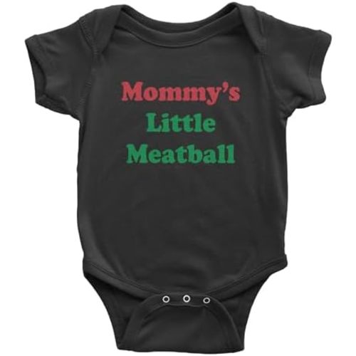 Mommy's Little Meatball Infant One-Piece Bodysuit, Soft Cotton