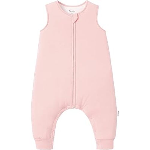 PATPAT Baby Wearable Blanket with Legs (Sleep Sack), Soft Bamboo Viscose, 0.5 TOG/1.0 TOG, 2-Way Zipper & Snaps, 6–36 Months