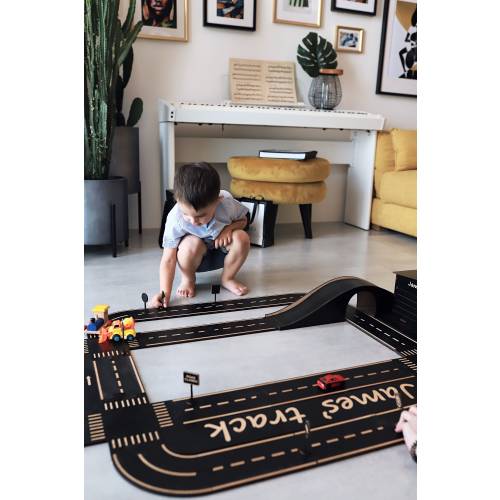 Wooden car track - Road Track - Toddler Gift for Kids - Personalised Baby Boy Gift - Road Track for HotWheels - baby puzzle - Wooden toys