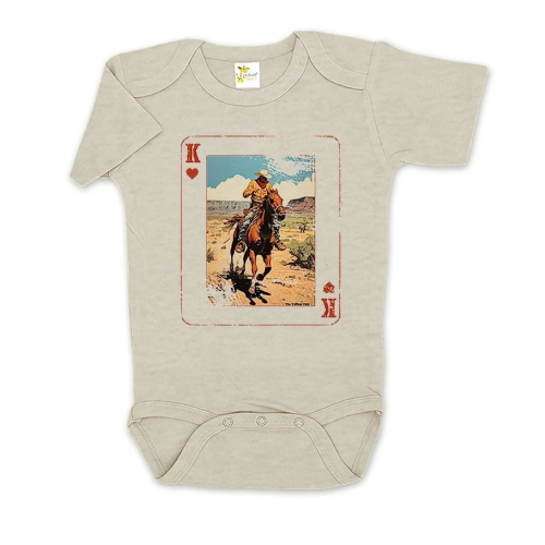 Infant Boys King Of Hearts Bodysuit