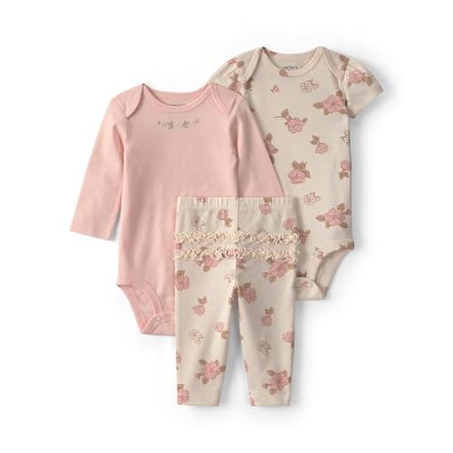 Carter's Baby Girls' 3-piece Pant Set