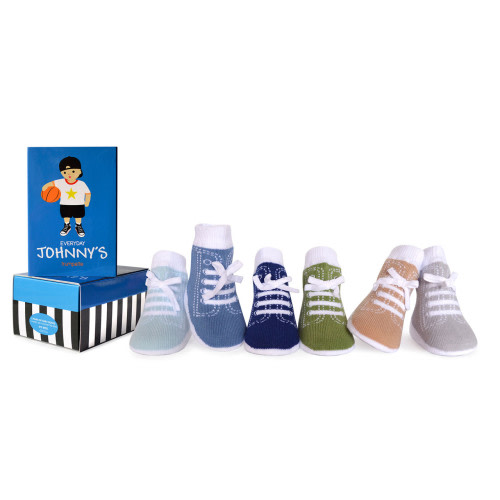 Trumpette Everyday Johnny's Socks, 0 - 12 Months, 6 Pack