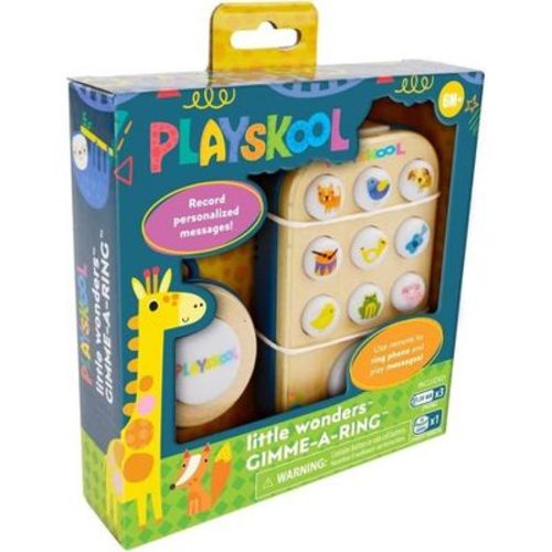 Playskool Little Wonders Gimme-A-Ring - Toy Phone - Leave Phone Messages for Baby - Ages 6 Month+