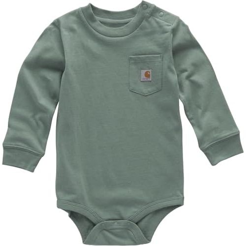 Carhartt Kid's CA5002 Long-Sleeve Pocket Bodysuit