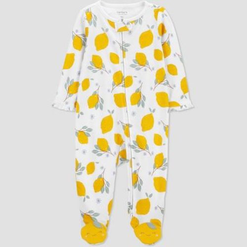 Carter's Just One You® Baby Girls' Lemon Footed Pajama - Yellow