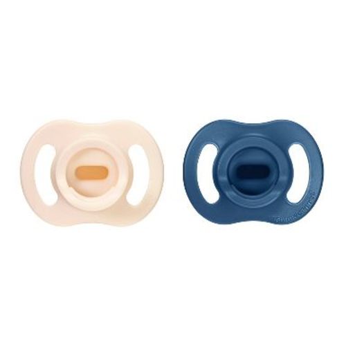 Tommee Tippee Ultra-Light Stay Put Silicone Pacifiers 6-18m - 2pk - Blue and White